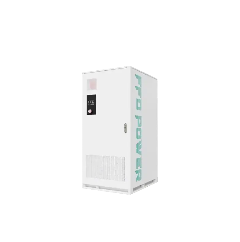 FFD Power Galaxy series compact energy storage cabinet with integrated smart monitoring for commercial use.