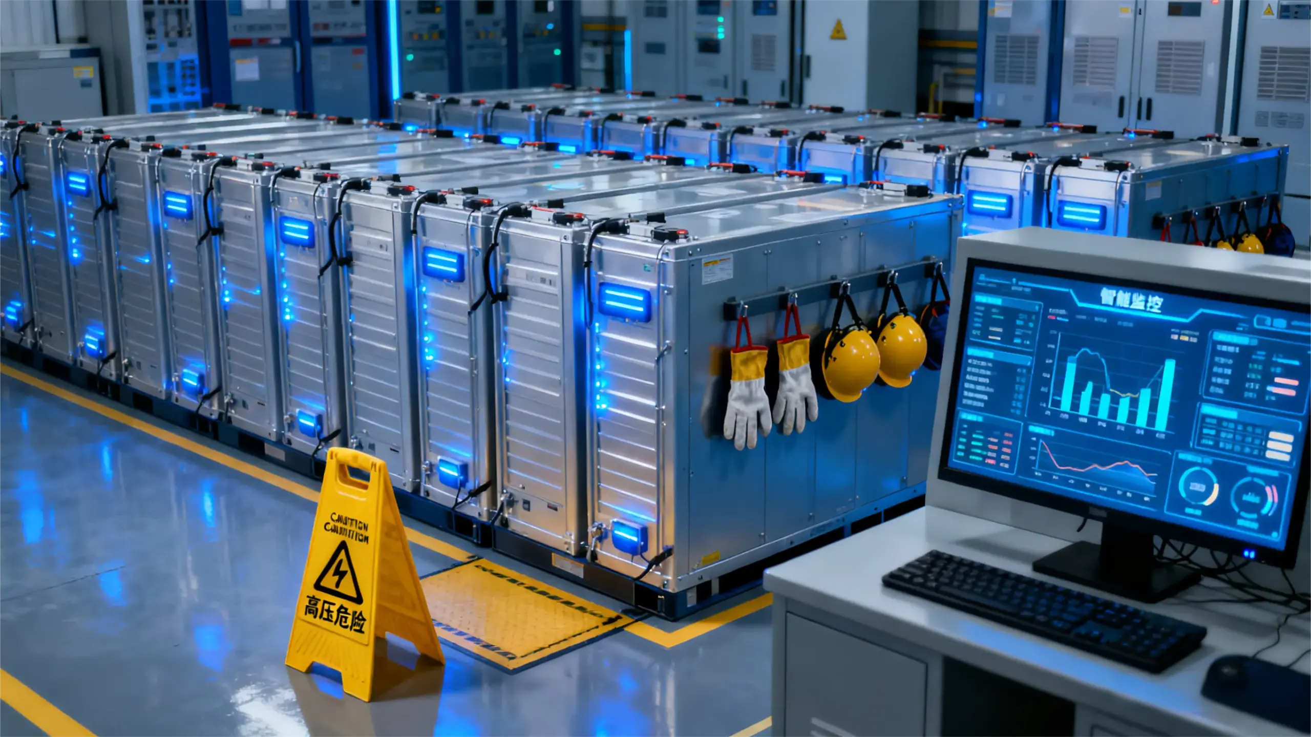 FFD POWER’s four‑in‑one safety design philosophy for energy storage systems.