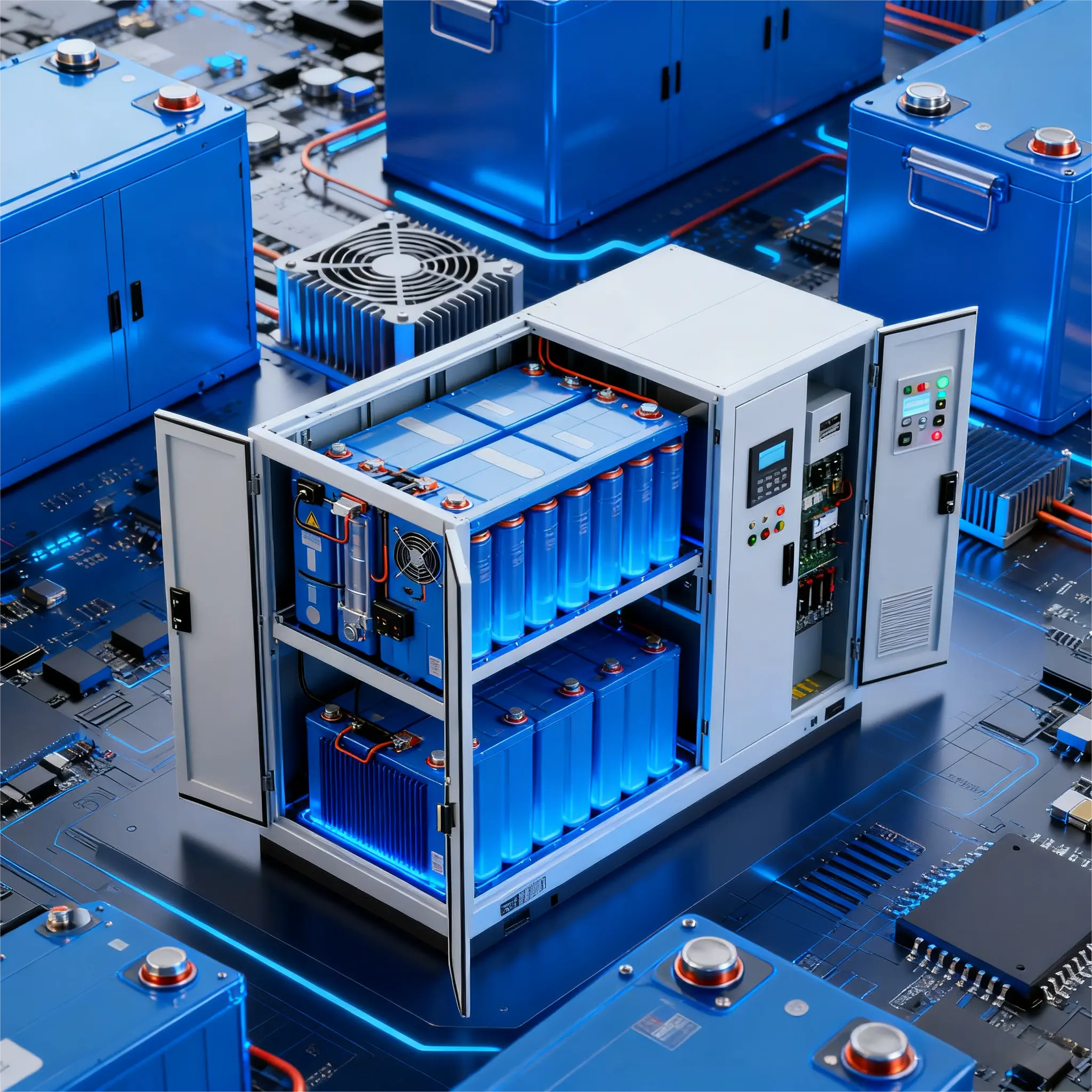 Battery energy storage system for peak shaving and valley filling application.