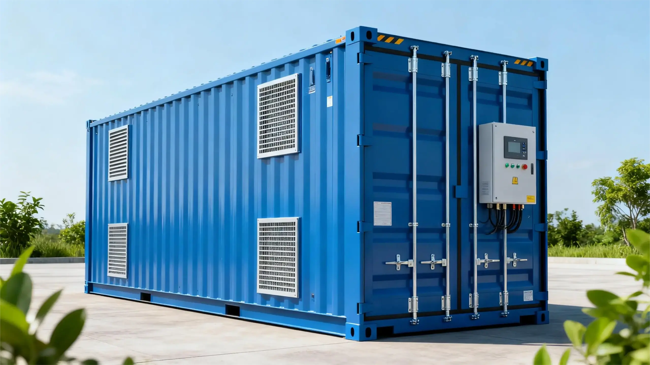 Islanding detection process in hybrid energy storage systems.