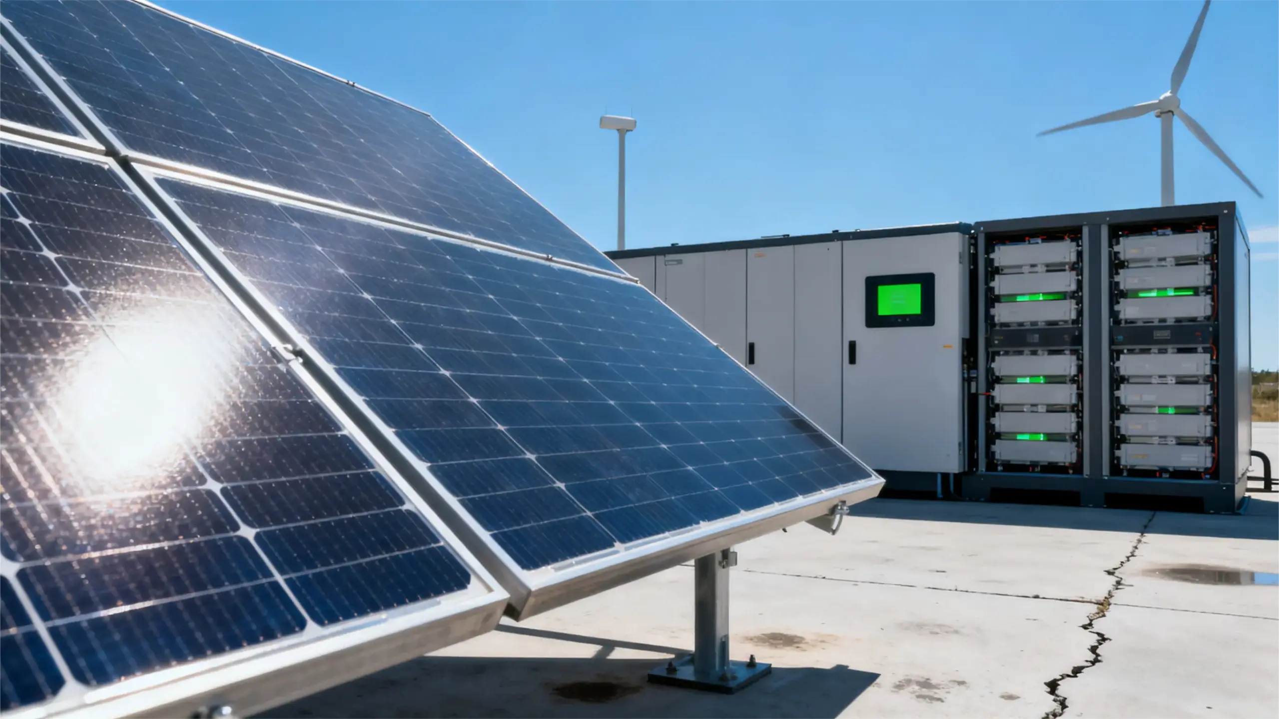 Reactive power compensation and power quality management in inverters.