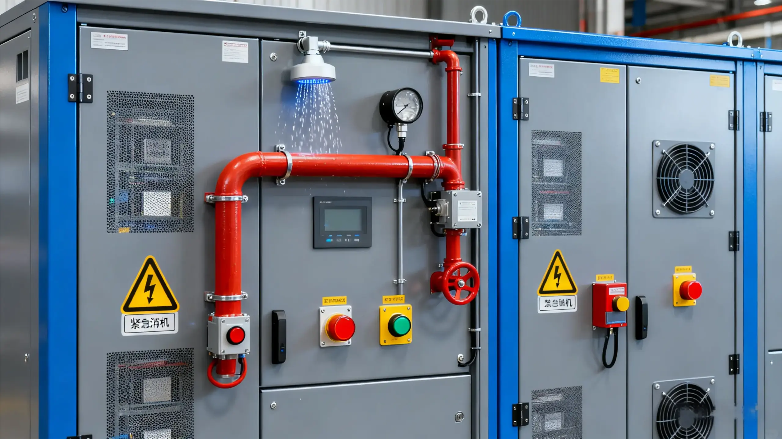 Battery compartment thermal optimization CFD engineering graphic.