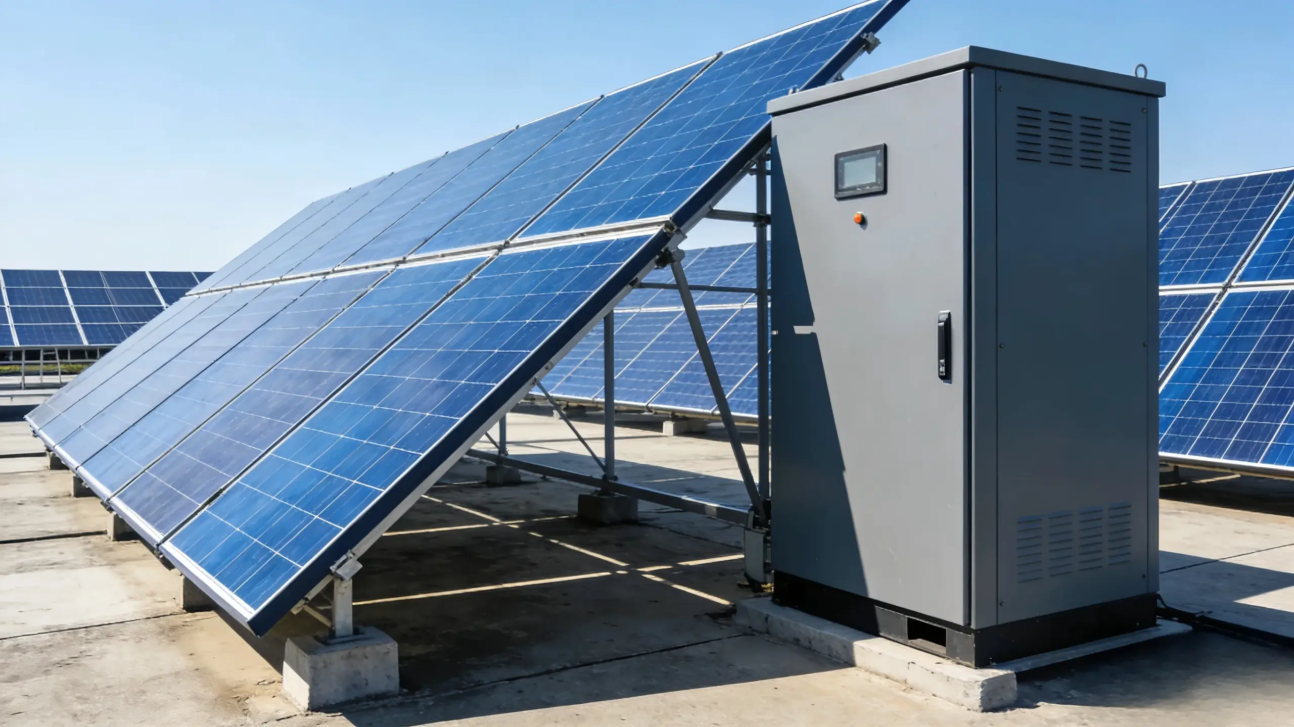 🔹 Solar microgrid battery storage systems installation and setup